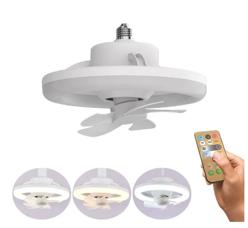 Acrylic Ceiling Fan With Led Light