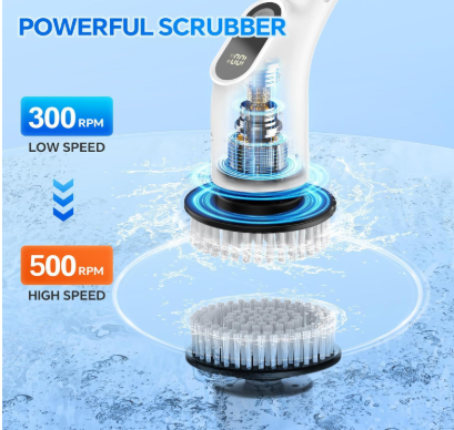 7 in 1 Multifunction Electric Spin Scrubber.